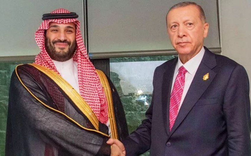 Ərdoğan Səudiyyə Ərəbistanının vəliəhd şahzadəsi ilə görüşüb