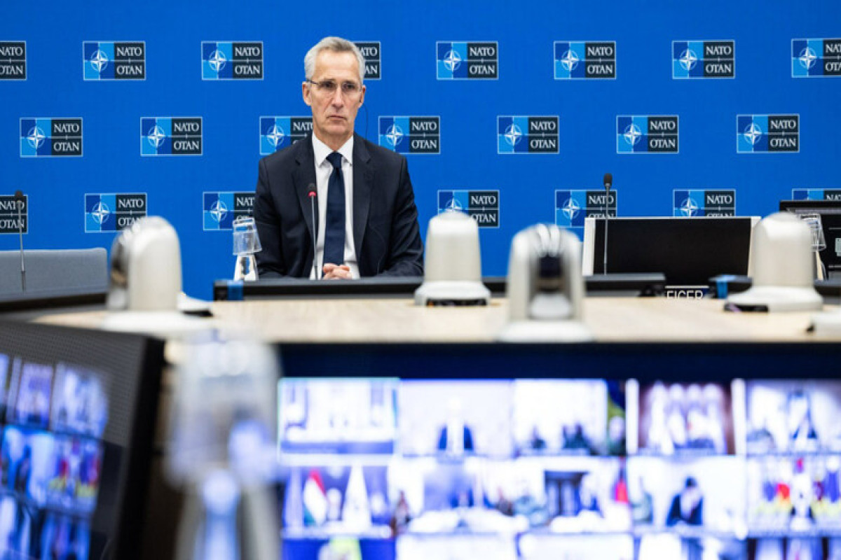 NATO Baş katibi Ukraynaya Yardım üzrə Təmas Qrupunun iclasında iştirak edib