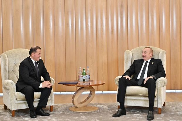 İlham Əliyev Özbəkistanın Liberal Demokratik Partiyasının İcra Komitəsinin sədrini qəbul edib - FOTO