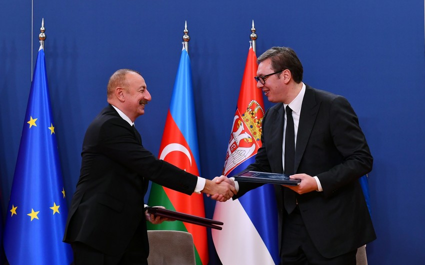 Prezident İlham Əliyev serbiyalı həmkarını Azərbaycana səfərə dəvət edib