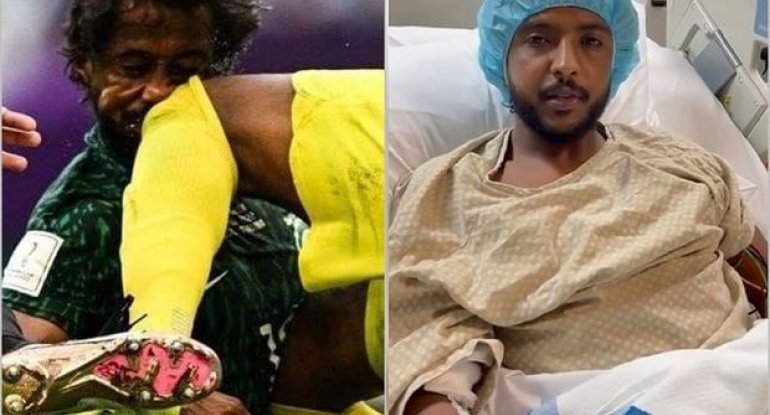 Oyun zamanı nokauta düşən səudiyyəli müdafiəçinin rentgen şəkli feyk çıxdı - FOTO/VİDEO