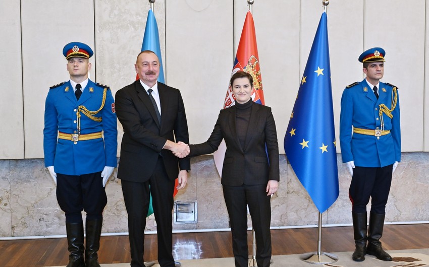 İlham Əliyev və Serbiyanın Baş naziri Qoşulmama Hərəkatı ilə bağlı məsələləri müzakirə edib