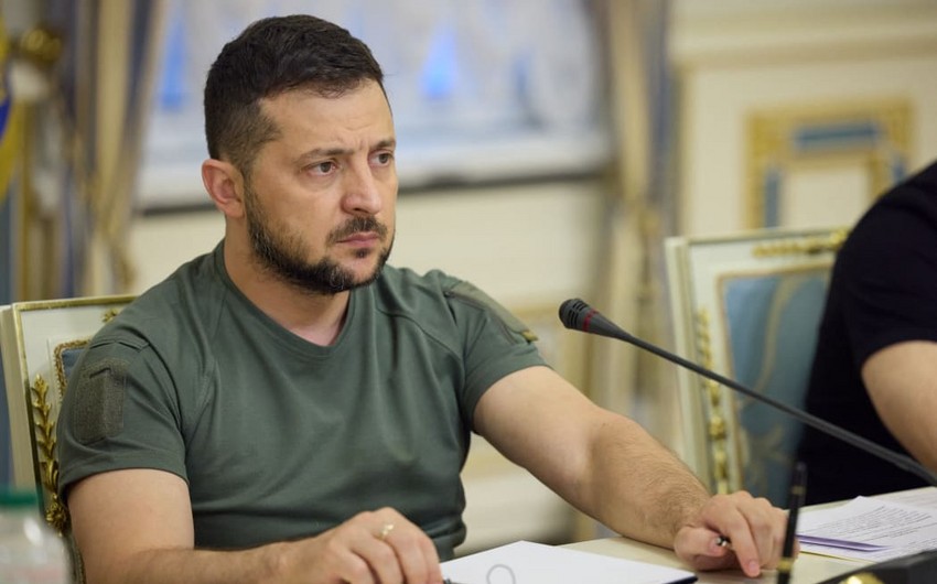 Zelenski israilli həmkarı ilə danışıb