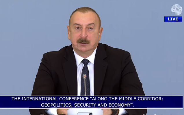Prezident Bakıda beynəlxalq konfransda iştirak edir - Canlı