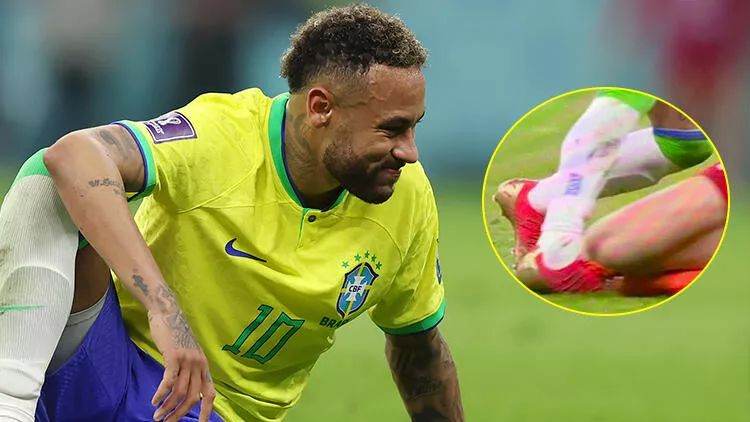 Braziliya-Serbiya matçında Neymar zədələnib