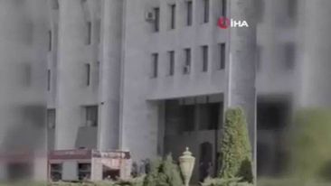 Qırğızıstan parlamentinin binasında yanğın baş verib