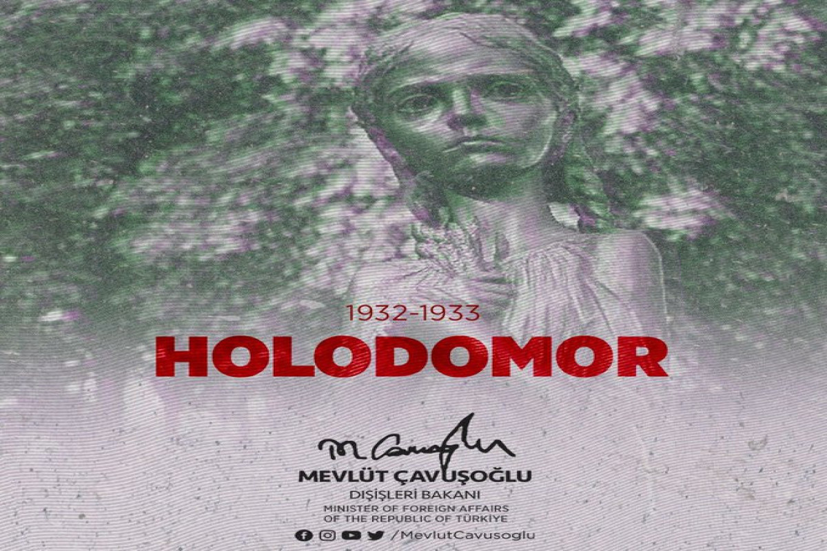 Çavuşoğlu Qolodomor qurbanlarının xatirəsini anıb