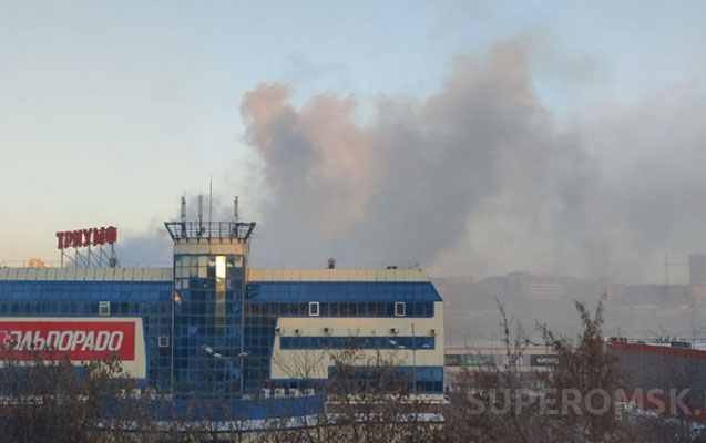 Rusiyada ticarət mərkəzində güclü yanğın - Video