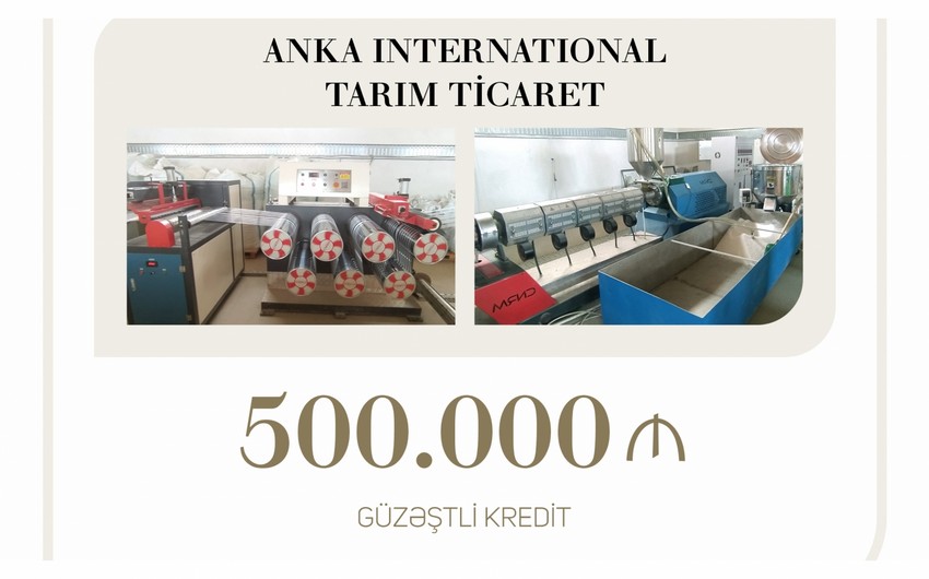Türkiyə şirkətinə damlama-suvarma borularının istehsalı üçün güzəştli kredit ayrılıb