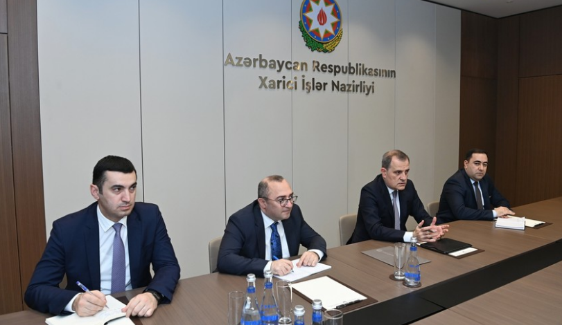 Ceyhun Bayramov ABŞ Dövlət Departamentinin Qafqaz danışıqları üzrə baş müşaviri ilə görüşüb