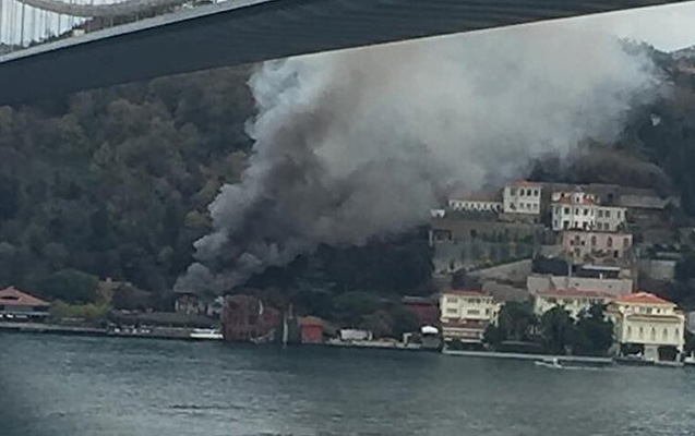 İstanbulda güclü yanğın - Video