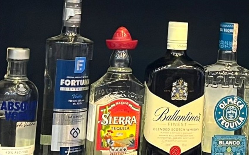 Bakıda marketdə saxta spirtli içkilər aşkarlanıb