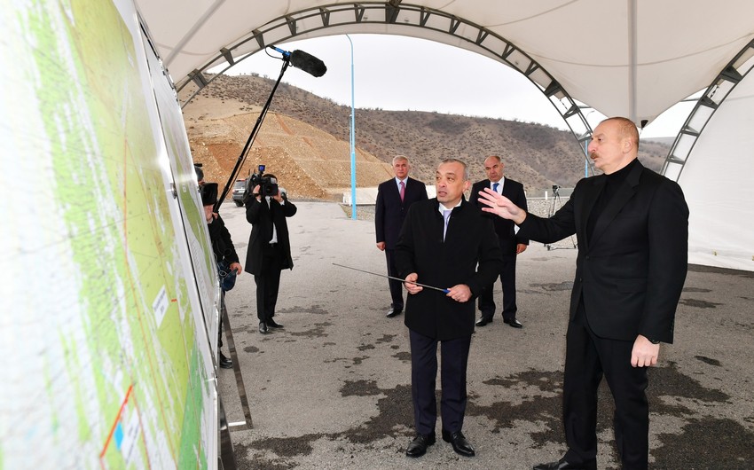 “Şəki-Oğuz” Aqroparkının torpaq sahəsinin suvarma suyu ilə təmin edən qurğular istifadəyə verilib - YENİLƏNİB