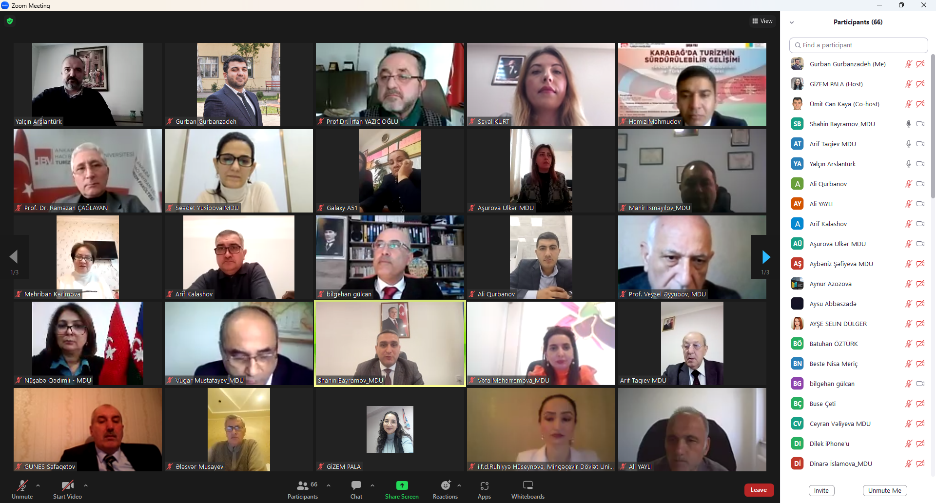 Mingəçevir Dövlət Universiteti və Ankara Hacı Bayram Veli Universiteti işbirliyi  çərçivəsində “Şuşa İli” nə həsr olunan konfrans keçirilib