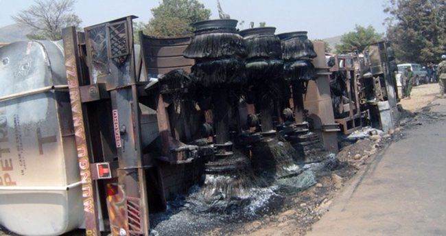 Rusiyada yanacaq tankeri partlayıb : 3 ÖLÜ