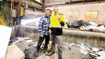 20 ton zibilin içindən həyat yoldaşının üzüklərini tapıb