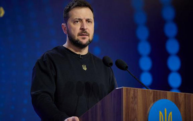 Zelenski bu şəhərin tamamilə məhv edildiyini bildirdi