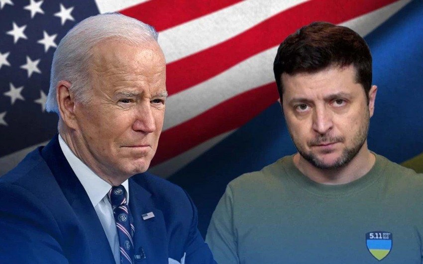 Ukrayna və ABŞ prezidentləri arasında telefon danışığı olub