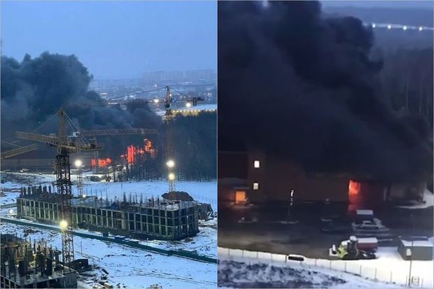 Rusiyada daha bir ticarət mərkəzində güclü yanğın - VİDEO