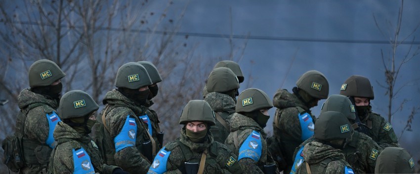 Rusiya sülhməramlıları etiraz aksiyasının keçirildiyi əraziyə növbəti dəfə əlavə canlı qüvvə cəlb edib