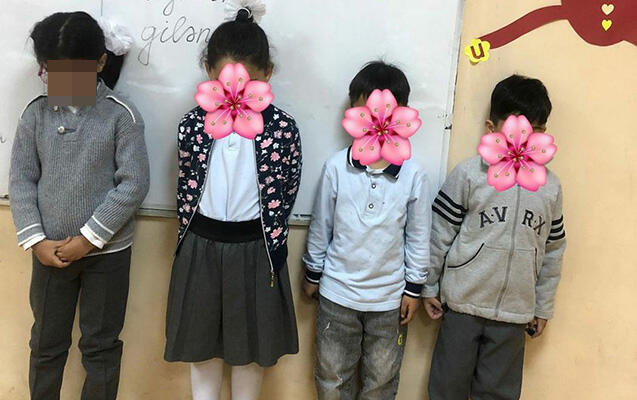 Müəllim 1-ci sinif şagirdlərini belə cəzalandırdı - Töhmət verildi