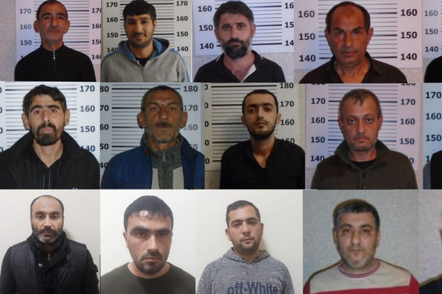 Cəlilabadda 20 nəfər saxlanılıb - FOTO