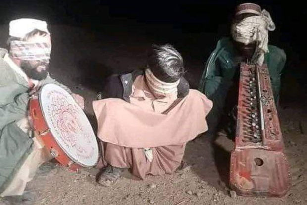 “Taliban” musiqi qadağasına məhəl qoymayanları özünəməxsus şəkildə cəzalandırır - FOTO