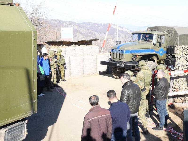 Sülhməramlıların avtomobillərinin hərəkətinə növbəti dəfə şərait yaradıldı