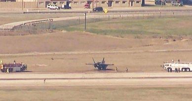 F-35B qırıcısı ABŞ-da eniş zamanı qəzaya uğrayıb