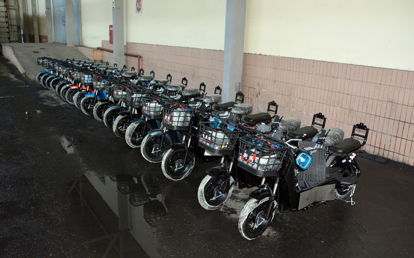 Çindən Azərbaycana qanunsuz yolla mopedlərin gətirilməsinin qarşısı alınıb