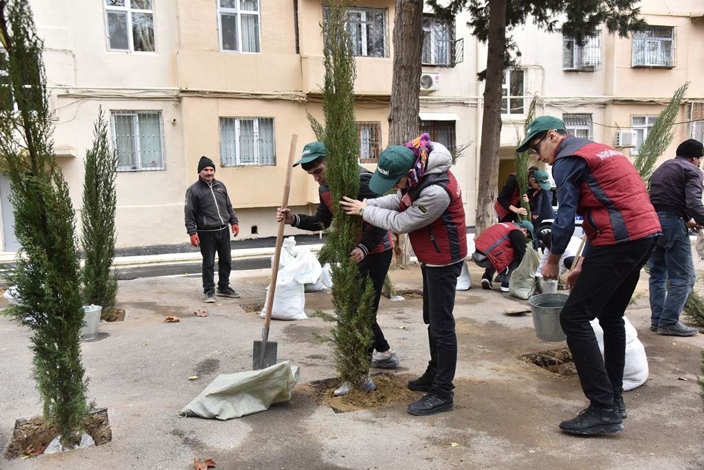 Nəsimi rayonunda növbəti “Abad həyət” sakinlərin istifadəsinə verilib.