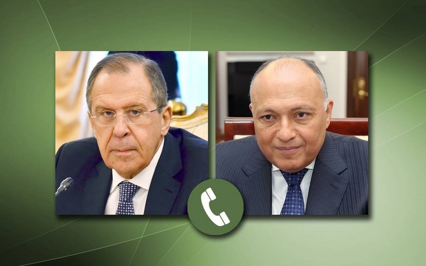 Rusiya və Misir XİN başçıları telefonla danışıb