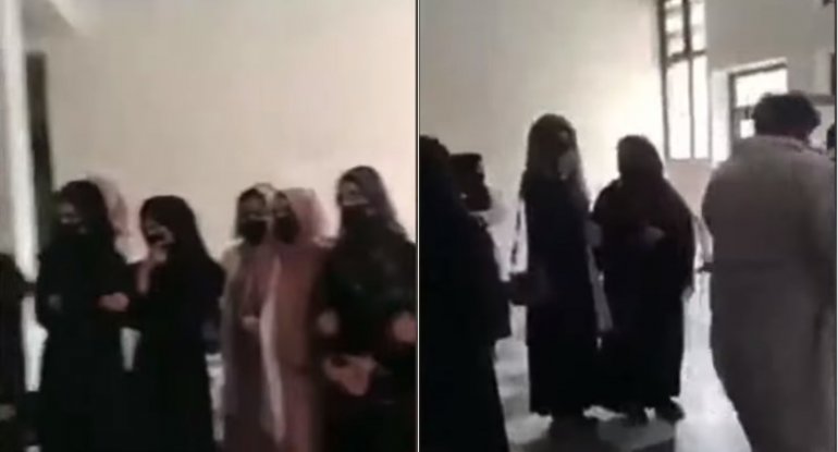 Əfqanıstanda tələbələr Talibana belə etiraz etdi - VİDEO