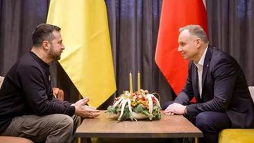 Zelenski polşalı həmkarı Duda ilə görüşüb