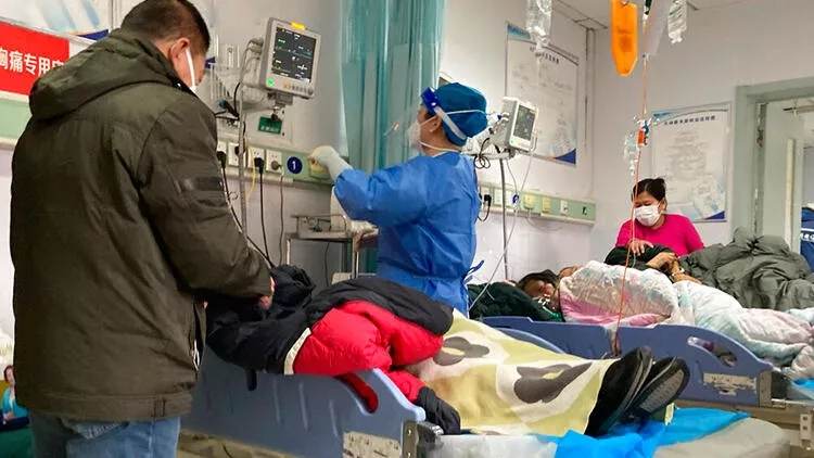 Çində xəstəxanalar dolmağa başlayır