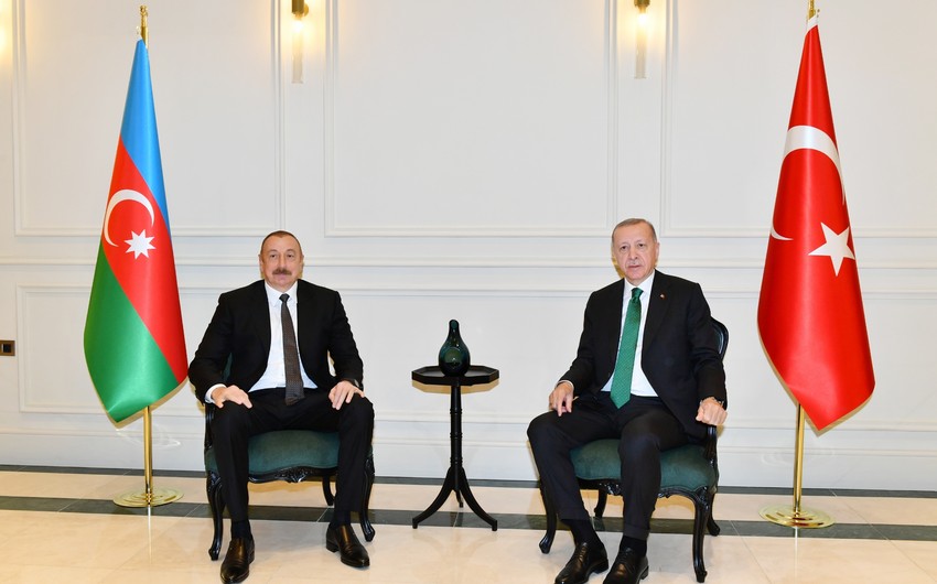 Ərdoğan Azərbaycan liderinə yazır: 