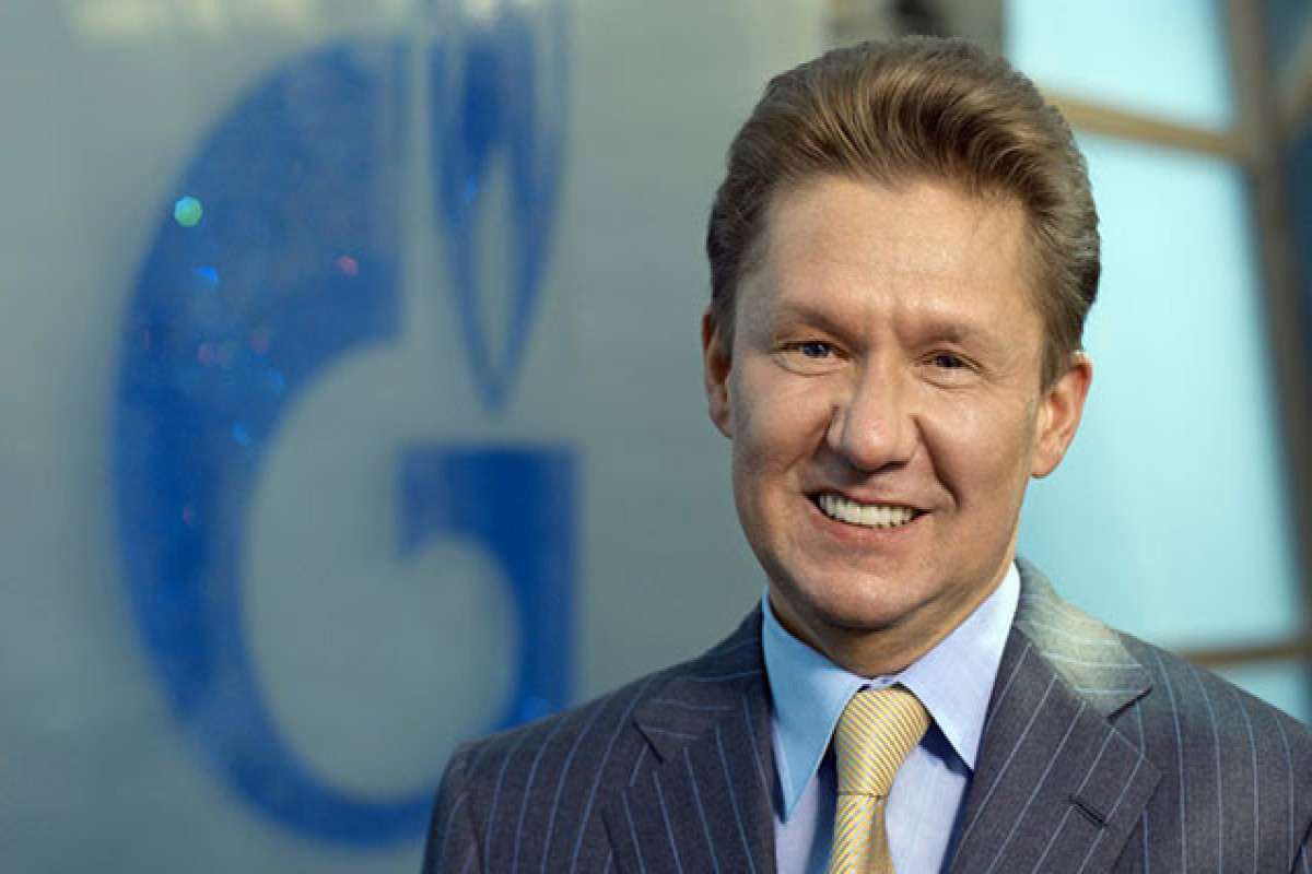 Aleksey Miller Azərbaycan Prezidentinə təbrik ünvanlayıb