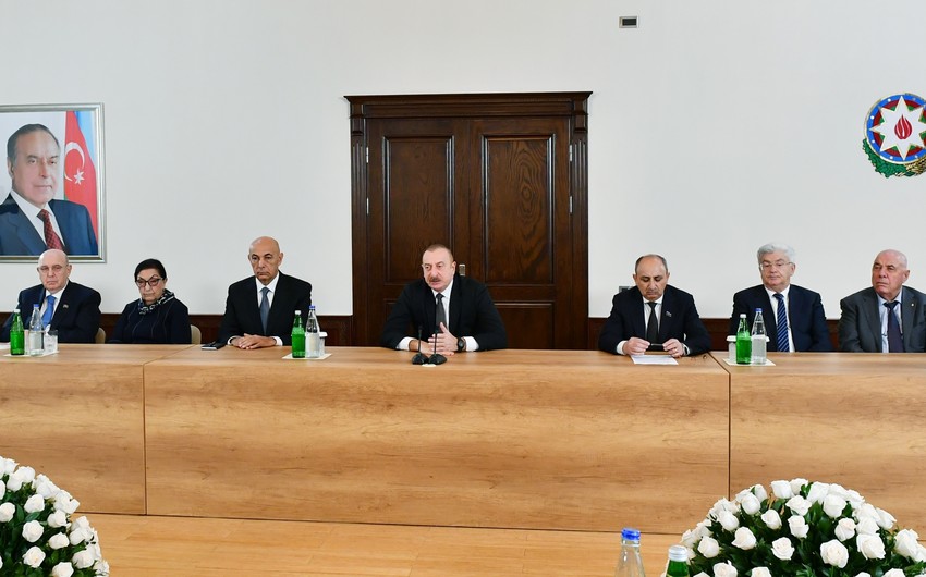 Prezident İlham Əliyev Qərbi azərbaycanlıların deportasiyasını böyük ədalətsizlik və vicdansızlıq adlandırıb