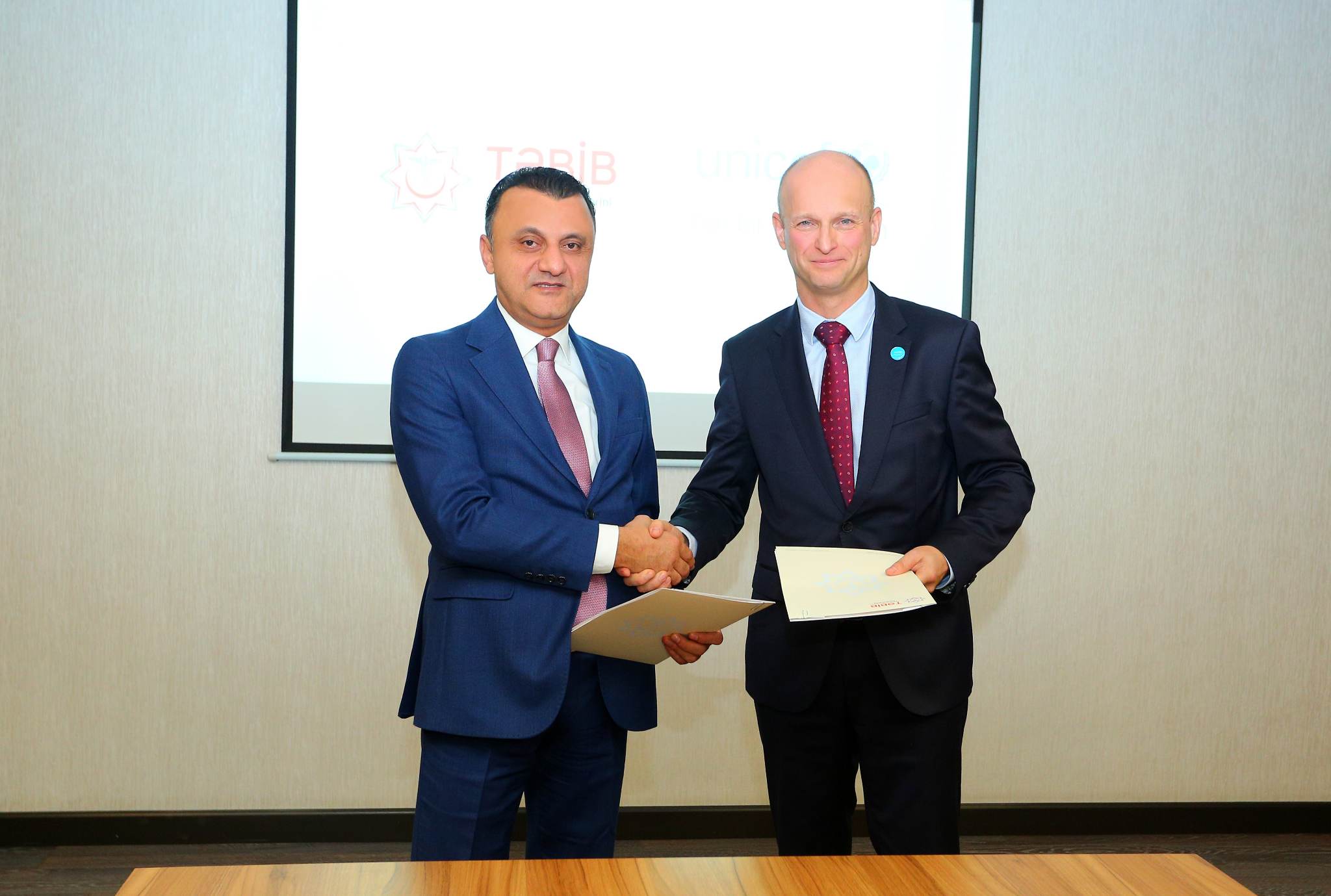 TƏBİB-lə UNICEF arasında Anlaşma Memorandumu imzalandı