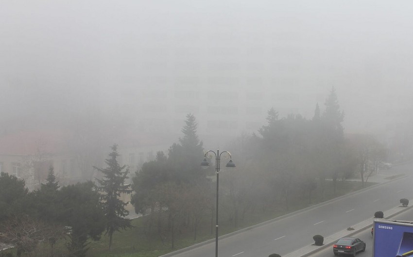 Dumanlı hava şəraiti həftəsonunadək davam edəcək