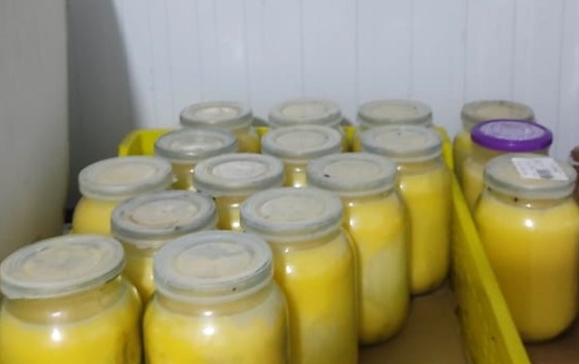 Bu marketdə kərə yağı adı altında bitki tərkibli yağlar satılırmış - Fotolar