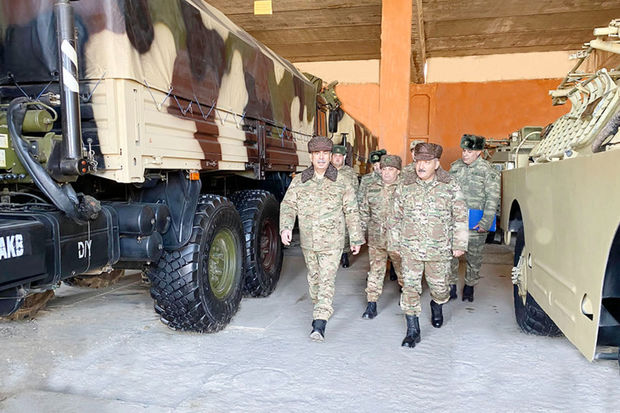 Закир Гасанов проверил боевую готовность базы мобилизационного обеспечения - ФОТО/ВИДЕО