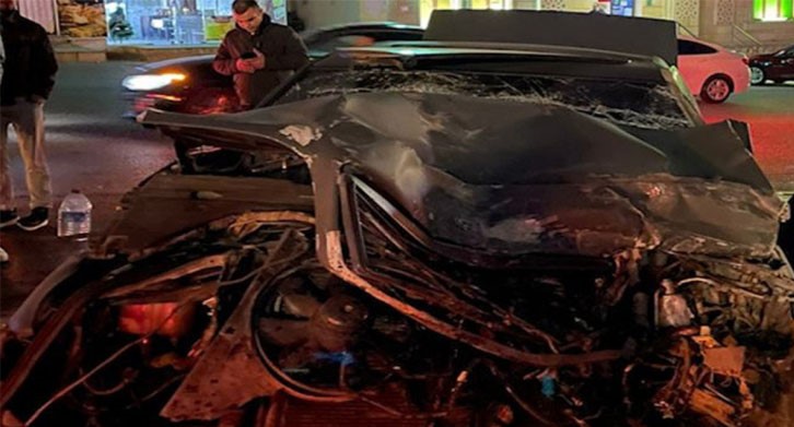 Bakıda zəncirvari qəza oldu - yaralılar var (FOTO)