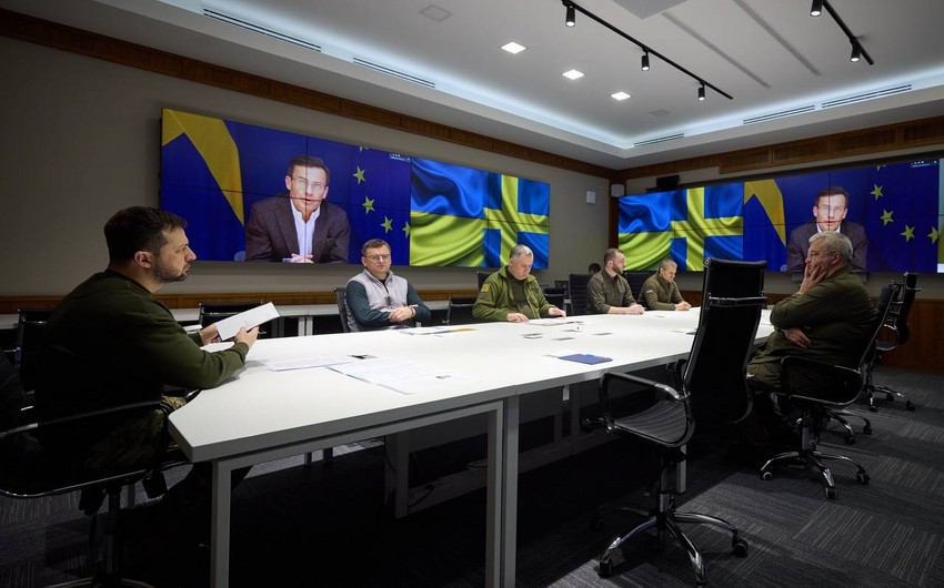 Volodimir Zelenski ilə İsveçin Baş naziri arasında telefon danışığı olub