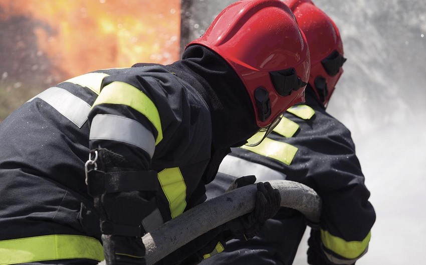 Gədəbəydə qızıl mədənində yanğın olub, 8 nəfər tüstüdən zəhərlənib