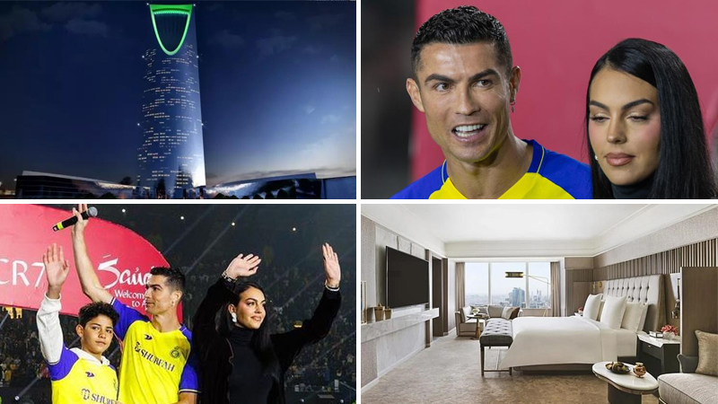 Ronaldo və ailəsinin Səudiyyədə yaşadığı 17 otaqlı kral mənzil (FOTOLAR)