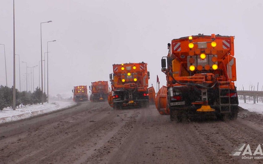 Azərbaycanın avtomobil yollarındakı son vəziyyət açıqlanıb