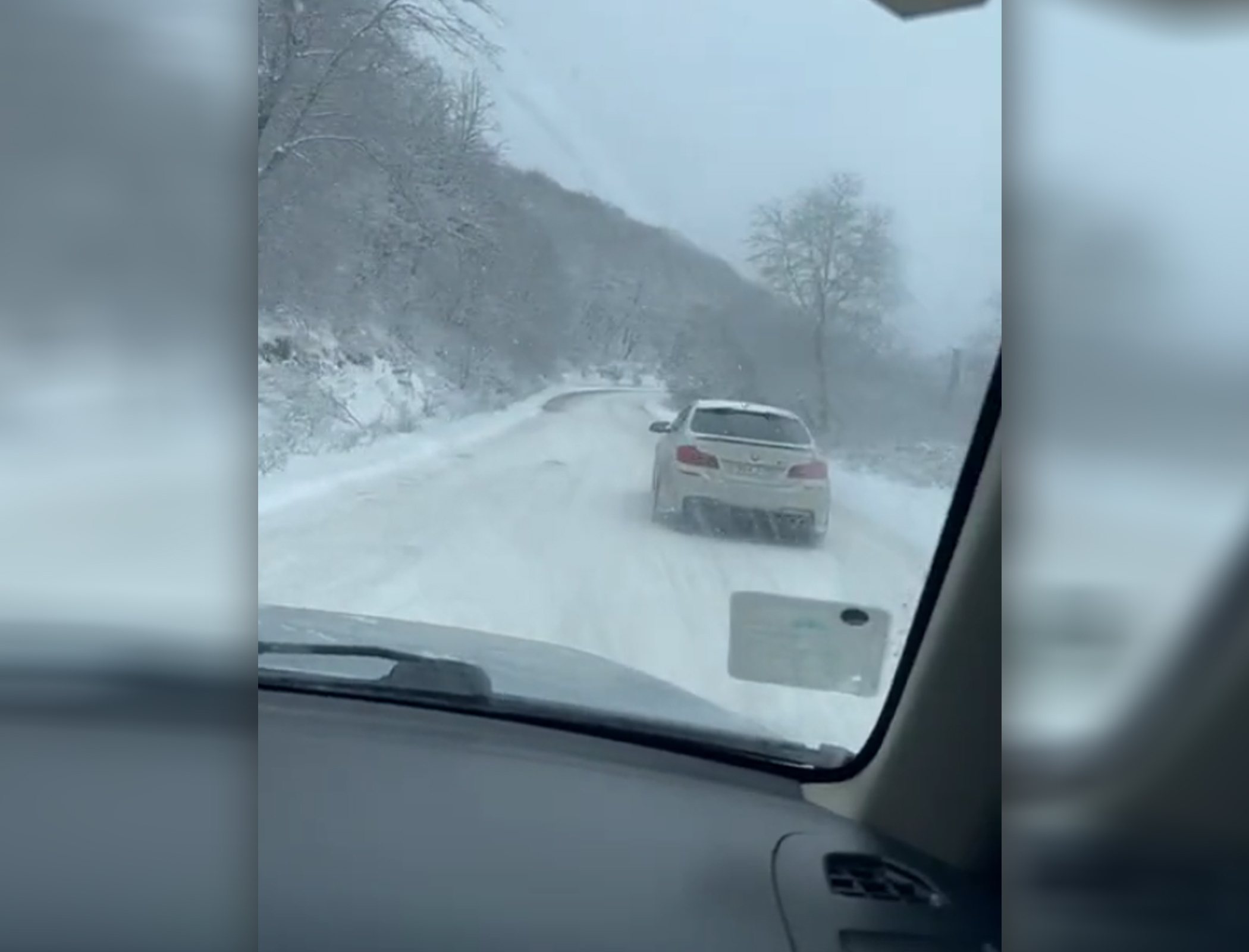 Avtomobili ötməyə peşman oldu - ANBAAN VİDEO