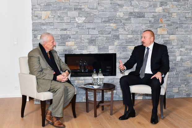 Azərbaycan Prezidenti Davosda “Kromatix SA” şirkətinin baş icraçı direktoru ilə görüşdü - YENİLƏNİB + FOTO