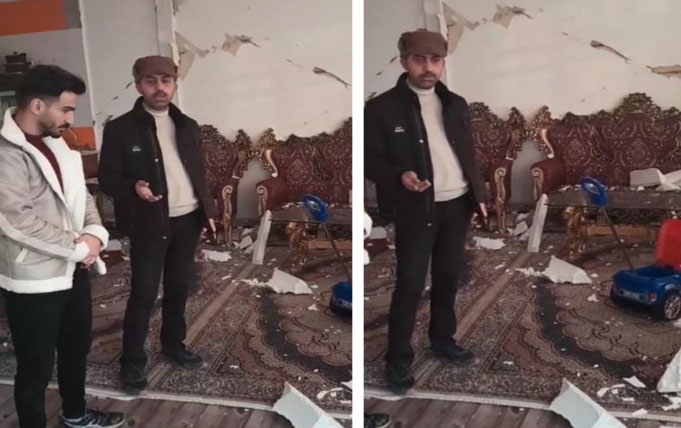 İranda evi dağılan azərbaycanlılar küçədə yatırlar - Video